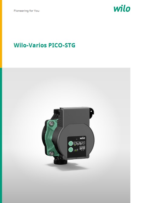 Handbuch Wilo Varios PICO-STG Heizungspumpen Handbuch Wilo Varios PICO-STG Heizungspumpen