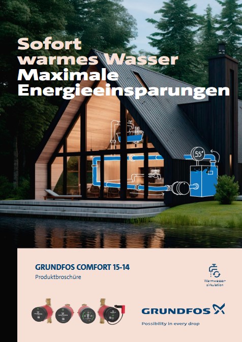 Broschüre Grundfos COMFORT Zirkulationspumpen Broschüre Grundfos COMFORT Zirkulationspumpen
