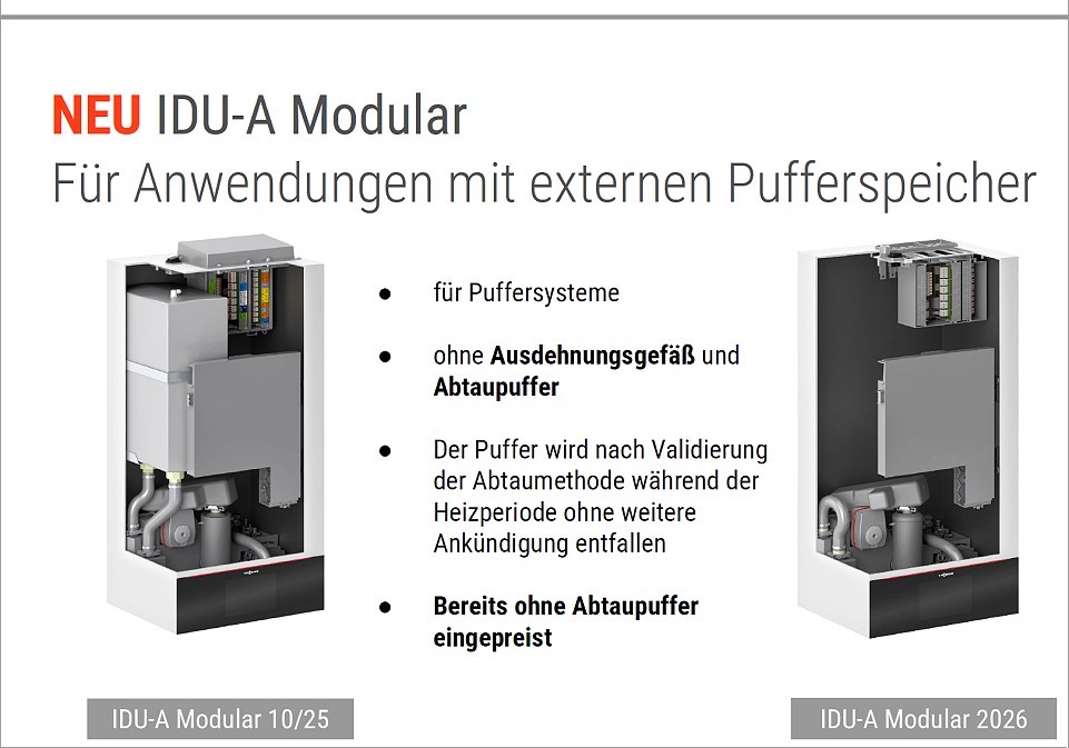 Die neune Viessmann Inneneinheit IDU-A Modular