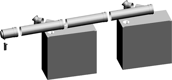 Abgassystem MGK Reihe DN160-250 Grundbausatz