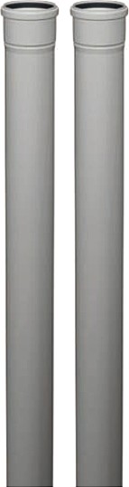 Abgasrohr flexibel Kunststoff 60 mm x 10 m