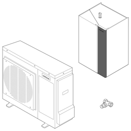 Bild für Kategorie Luft/Wasser-Wärmepumpen Split