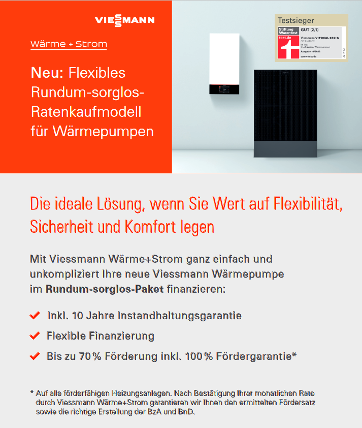 Bild für Kategorie Neu: Flexibles Rundum-sorglos Ratenkaufmodell für Wärmepumpen