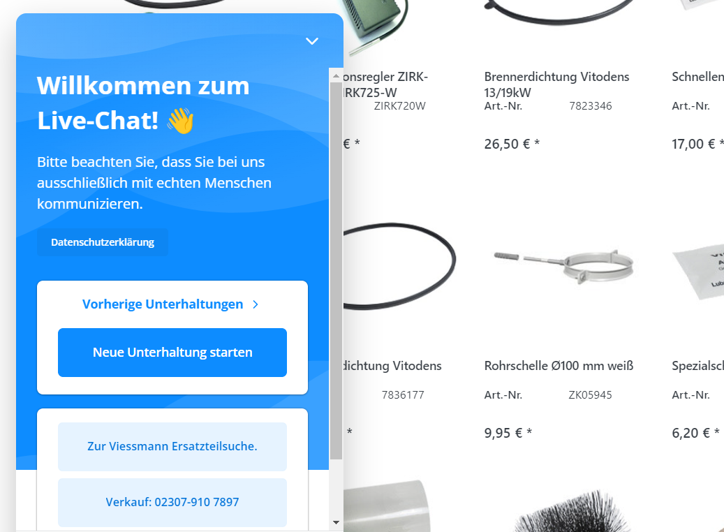 Neuer Live-Chat für unseren Kundenservice – Jetzt noch schneller Hilfe erhalten!