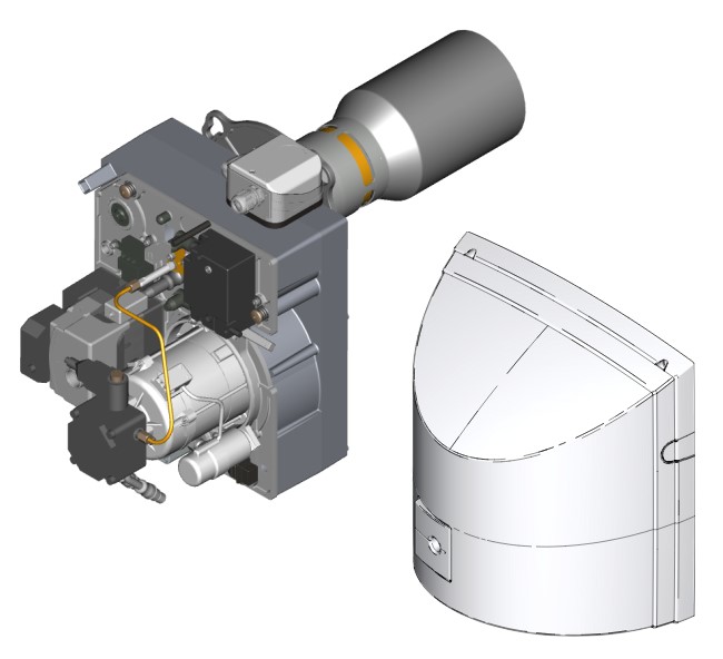 Bild von Vitoflame 300 53,7 kW Öl-Blaubrenner (rla) Komponente