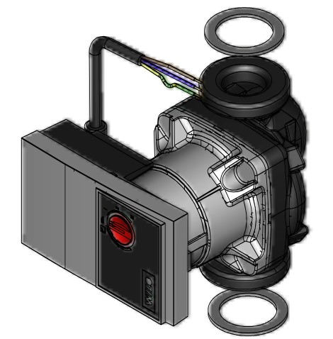 Bild von Umwälzpumpe W-HE für Rücklauftemperaturanhebung HE DN25