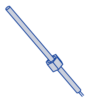 Bild von Tauchfühler Sensor NTC 10 kOhm