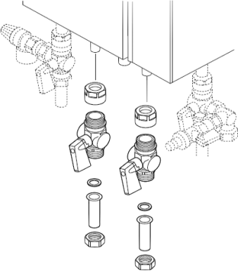 Ersatzteile für WTC 15/25/32-A Anschlussgruppen und Hydraulik